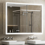 Apex 40x30'' Intelligent Anti-Fog LED Medicine Cabinet