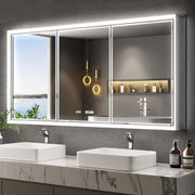 Prism 60x30'' Double-Beveled Artisan LED Medicine Cabinet