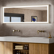 60"×20" Tall LED Medicine Cabinet with Mirror – Outlet & Sensor Inner Light