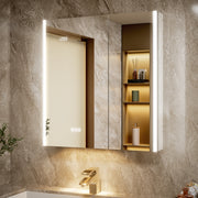 Auralux Core 30x32'' Front-Lit LED Medicine Cabinet Mirror