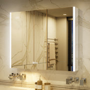Auralux Core 36x30'' Front-Lit LED Medicine Cabinet Mirror