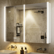 Auralux Core 40x30'' Front-Lit LED Medicine Cabinet Mirror