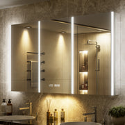 Auralux Core 54x30'' Front-Lit LED Medicine Cabinet Mirror